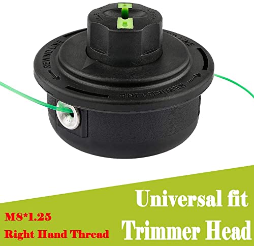 Bgtool Trimmer Head Twister Bent/Curved Shaft Bump Feed Trimmer Line Head Whipper Brush Cutter M8 #TOP3