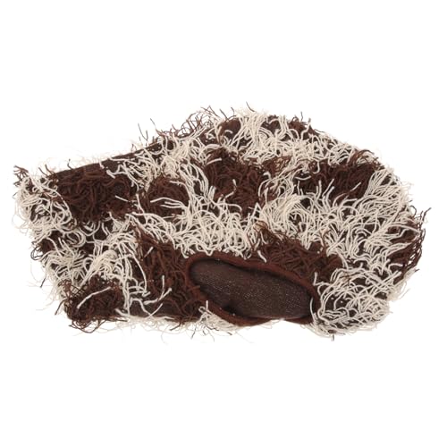 FRCOLOR Mascarilla de Lana Felpuda para Esquiar para Hombres y Mujeres, Cubierta Facial Completa Antiviento, Protector de Cuello para Actividades al Aire Libre en Frío, Diseño Camuflado Suave y Transpirable miniatura 1