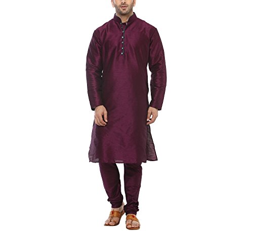 Image of Royal Kurta Men's Silk Blend Kurta Pyjama Set