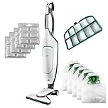 GREENELF Folletto VK200, Aspirapolvere con Filo, Iconica Scopa Elettrica con Sacco Potente con 8 Anni di Forniture 100% Compatibili incluse | Garantita 24 Mesi | Extra Performance e Consumi Ridotti