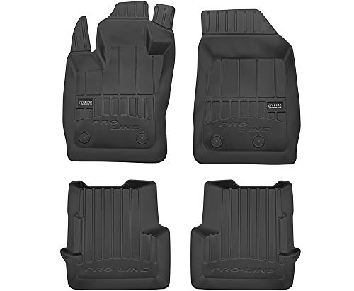 Element – Tappetini In Gomma Antiscivolo 3D Personalizzati Per Renault Zoe (2012-) – Set Da 4 Pezzi Premium