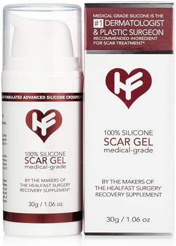 HealFast Silicone Scar Gel - Medical Grade Scar Cream for Surgical Scars