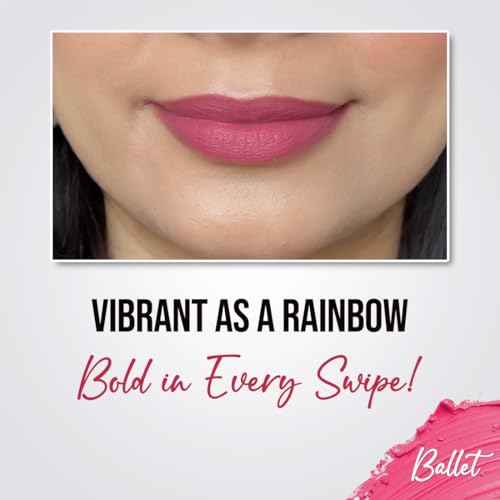 Image of Coloressence Hydra Matte Lip Crayon Lipstick, Ballet, 1gm | Long Lasting | Matte Finish | Hydrating Formula | Smudgeproof | Sweatproof | Rich Coverage