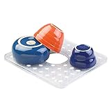 InterDesign Sink Mat, Hole in Middle, Clear