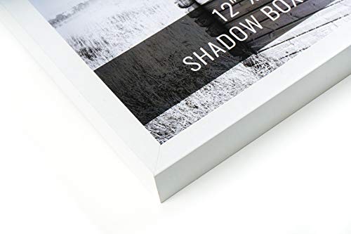 CraftMore White Shadow Box Frame 12x12 Inch