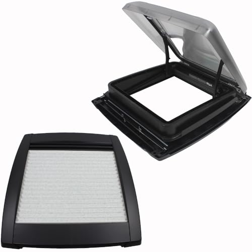 MPK VisionStar M schwarz getönte Klarglas Dachluke Dachfenster...