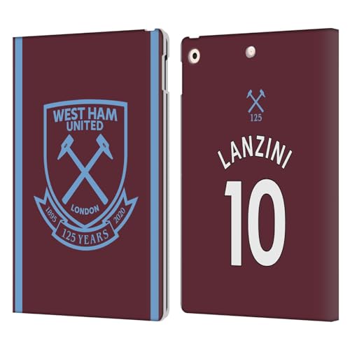 Housse iPad 10.2 West Ham United coque tablette Apple protection cuir Lanzini