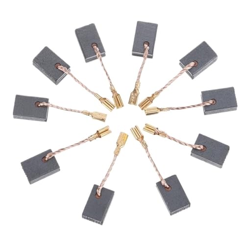 Balais de charbon pour moteur électrique lot de 10 pièces de 6x8,5x13,5 mm