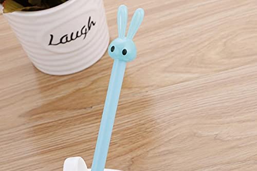 Miniatura 6 de 4pcs Conejito Gel Pen 0.020in Lindo Plumas Papelería Plumas Estudiante Lindo Negro Firma Gel Pluma Escuela Oficina Suministros Escribir Herramientas