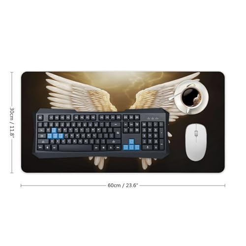 Protector de escritorio Angel Wing de goma 30x60 cm miniatura 2