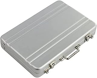 LTG カードケース 名刺 ケース 名刺入れ NEK a7993222 アタッシュケース アルミ合金 軽量 薄型 30枚収納 (シルバー)