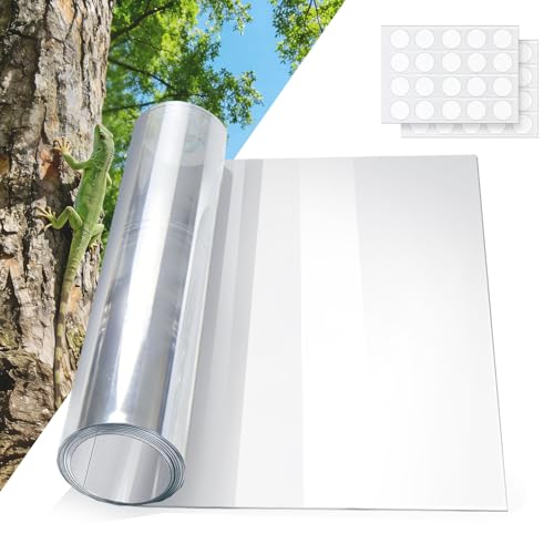Serendipresent Extra Thick Tree Trunk Protector Guard - 60 L x 16 W PET Plastic Wrap for Iguana & Cat Prevention DIY Plant Greenhouse Including Waterproof Transparent Acrylic Double-Sided Adhesive