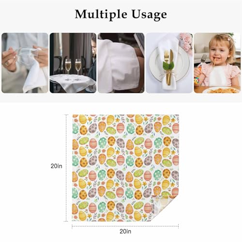 Servilletas de Tela Set de 4 Multicolor Cuadradas miniatura 5