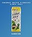 Amy & Brian Pure Coconut Water with Lime, Non-GMO, No Sugar Added, Refreshing and Hydrating Real Coconut Water, 17.5 Fl Oz (Pack of 12)
