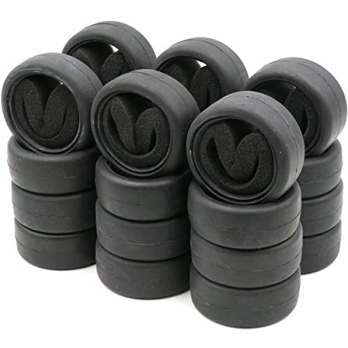 hobbysoul 24pcs RC 1/10 On Road Slick Tire Rubber Tyre with Foam Insert Fit for 1:10 Touring Drift Car Wheel Rim hobbysoul 24pcs RC 1/10 On Road Slick Tire Rubber Tyre with Foam Insert Fit for 1:10 Touring Drift Car Wheel Rim