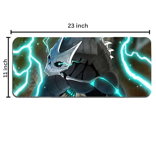 Image of XL Extended Gaming Mouse Pad | XXL Large Desk Mat 60x30cm for Laptop & PC | Non-Slip Rubber Base, Waterproof, Durable & Smooth Surface | Office, Gaming & Study, asthetic