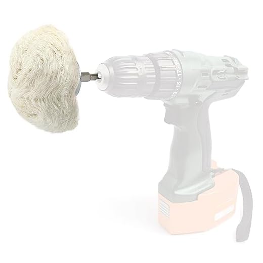 Drixet Extra Thick Large Cotton 4" Buffing Ball w/ 1/4" Hex Shank for Turning Power Drill into High-Speed Polisher