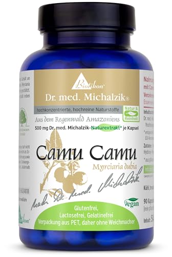 Camu-Camu-Kapseln Biotikon mit 500 mg Extrakt und 65 mg Vitamin C