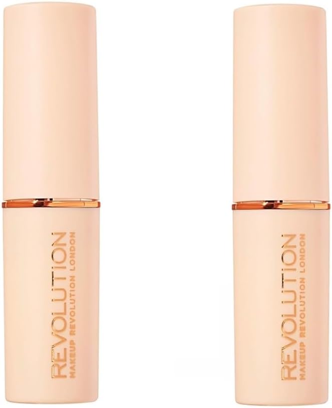 Pack of 2 Makeup Revolution Beauty Fast Base Stick Foundation, F11