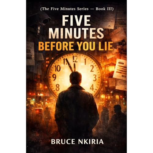 Five Minutes Before You Lie Audiolibro Por BRUCE NKIRIA arte de portada