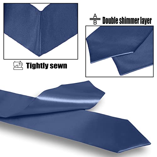 Image of Graduation Stole Honor Stole Plain Sash 60 inch Long for Graduation Ceremony and Graduation Photos