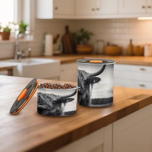Envase hermético de acero inoxidable para café 500 ml miniatura 6
