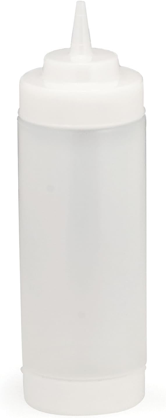 Tablecraft 11663CF DualWay WideMouth 16 Oz. Squeeze Bottle - Dozen