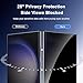 JZG 2 Pack Privacy Screen Protector for Samsung Galaxy S23 Ultra, Anti Spy S23 Ultra Soft Film With Fingerprint Compatibility, Bubble Free
