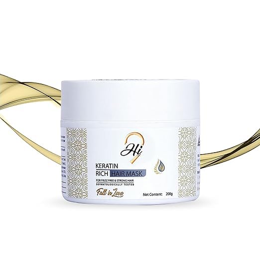 Miniatura 2 de Mascarilla capilar rica en queratina para cabello fuerte y sin encrespamiento  Máscara proteica para reparación intensa del cabello dañado y seco