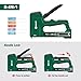 ROLICY 5-in-1 Heavy Duty Aluminum Staple Gun Kit, Manual Brad Nailer with 3000 Staples and 2000 Brad Nails, Staple Remover, Perfect for Upholstery, Crafts, Decoration, Furniture, Wood & Home DIY Use