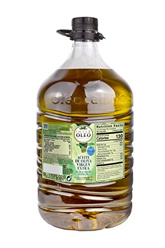 InterOleo Aceite de Oliva Virgen Extra (AOVE) - Monovarietal Picual, Sabor Equilibrado, Extracción en Frío - 5 LT