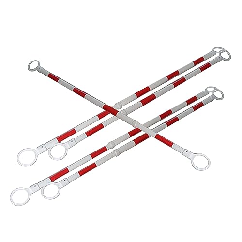Barre de cône de signalisation extensible avec connecteurs flexibles pour barrière de sécurité