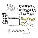 TRQ Full Complete Engine Gasket Set Kit Compatible with Honda Civic EX Del Sol 1.6L D16Z6 VTEC