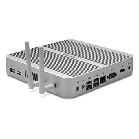 KINGDEL Fanless Mini Desktop Computer with Intel i5 CPU Cover