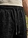 JMIERR Kurze Hosen Herren Baggy Baumwolle Washed Shorts Herren Casual Sommer Vintage Sweatshorts mit Kordelzug Stretch Freizeitshorts mit Taschen,Schwarz 3XL