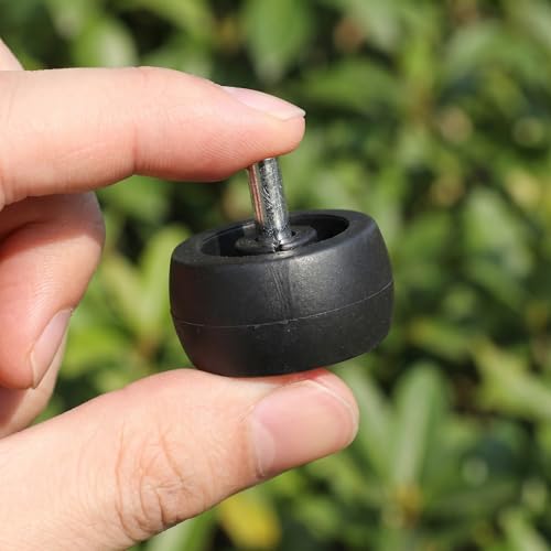 Base sombrilla ruedas plástico Garneck negro terraza móvil 5