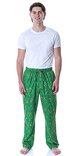 Nickelodeon Men's Teenage Mutant Ninja Turtles Tmnt Allover Loungewear Sleep Bottoms Pajama Pants (Large) #TOP1