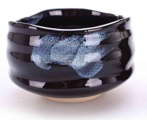 Miniatura 2 de Goodwei Matcha Kit Con Cuenco Matcha Ceramica, Batidor Y Cuchara Te Matcha Tazón De Té Chawan Artísticamente, Soporte Para Batidor En El Mismo Diseño Juego Ceremonia Del Té Burashi, 80