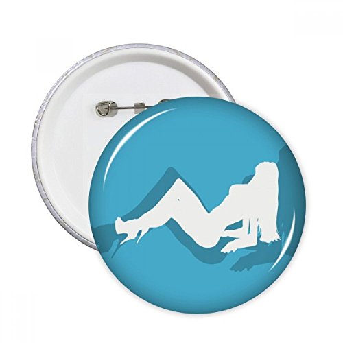 Beau badge bouton rond grand format décoratif pour veste et vêtements
