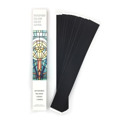 Stained Glass Lead Lines 12 x 1/8 144 Total Linear Feet