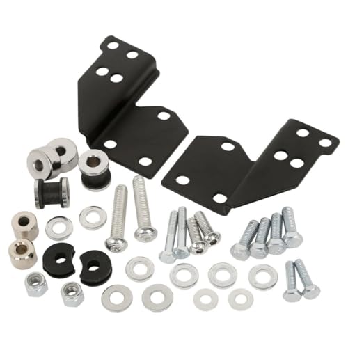 Aieosnif Luggage Rack Front Docking Hardware for Electra 1997-2008 for Road 1998-2008 for Road King 1997-2008 for Street 2006-2008 Replace