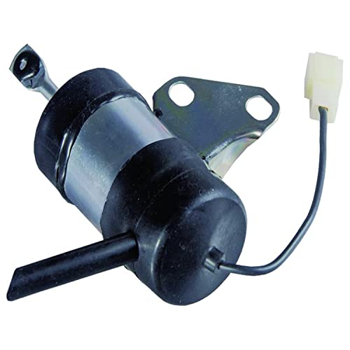 OEG Parts New Heavy Duty 12V Fuel Cutoff Solenoid Compatible with Kubota BX2230D RTV900R RTV900T B7410D BX1500D BX1800D 16851-60014 052600-4530 product thumbnail 2