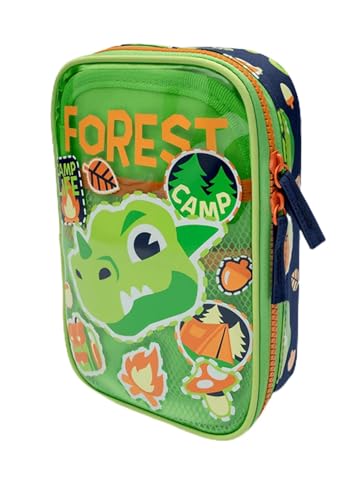 PUKET - Estojo Grande Puket Dragão Camping Cor Azul-marinho