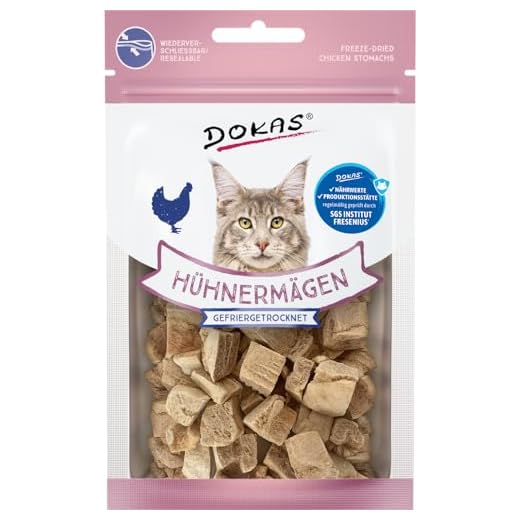 DOKAS Gefriergetrocknete Innereien für Katzen