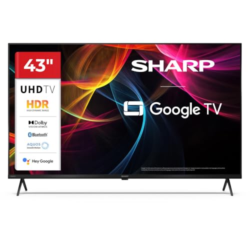 SHARP 43HL4265E - 43 Zoll 4K Ultra HD LED Google TVâ„¢ mit Dolby Atmos