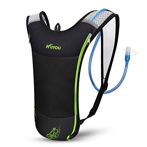 KUYOU Hydration Pack,Hydration Backpack with 2L Hydration Bladder for Running, Hiking, Cycling, Camping