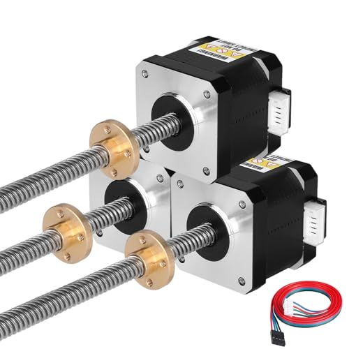 Moteur pas à pas Nema 17 avec vis T8 300mm pour imprimante 3D et CNC