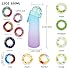 Turgorl Air Scent Water Bottle Flavor Pods 650ML Fruit Fragrance Scented Water Cup BPA Free 0% Sugar For Fitness And Outdoor (Gradient Blue Bottle+12 pods in random flavors)