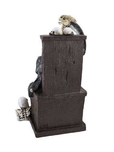 Figura decorativa Grim Reaper 10 pulgadas estilo gótico miniatura 4