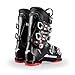 Nordica The Cruise 80 Men's Comfort Fit All Mountain Alpine Ski Boots (Black/Anthracite/Red, 28.5)